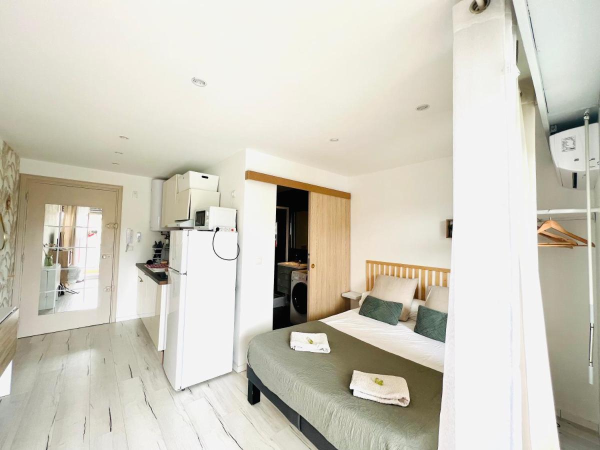 Les Palmiers - Appartement Avec Piscine Proche Plages - Wifi Et Clim アンティーブ エクステリア 写真