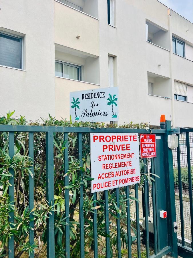 Les Palmiers - Appartement Avec Piscine Proche Plages - Wifi Et Clim アンティーブ エクステリア 写真